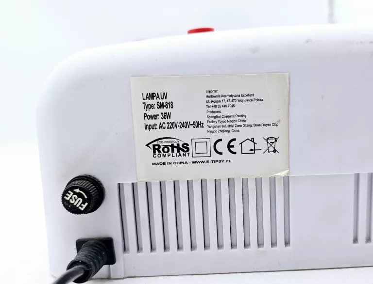LAMPA UV DO PAZNOKCI SM-818