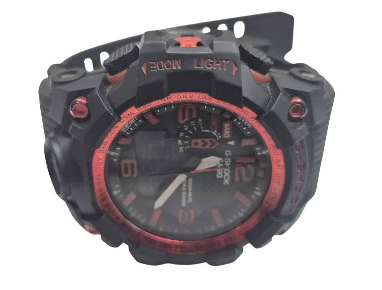 ZEGAREK SPORTOWY CZARNO-CZERWONY G-SHOCK REPLIKA