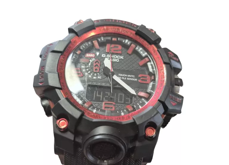 ZEGAREK SPORTOWY CZARNO-CZERWONY G-SHOCK REPLIKA