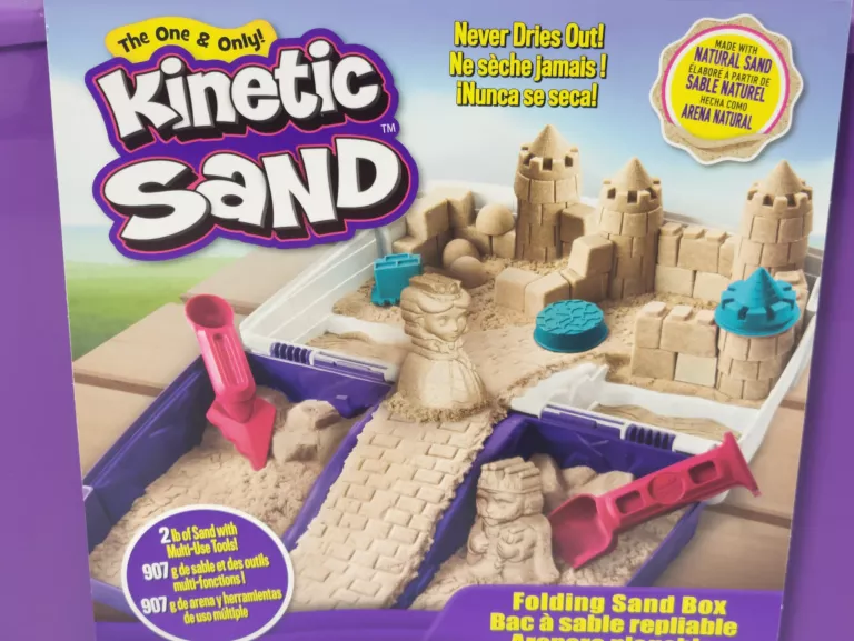 KINETIC SAND PIASEK KINETYCZNY WALIZKA + AKCESORIA