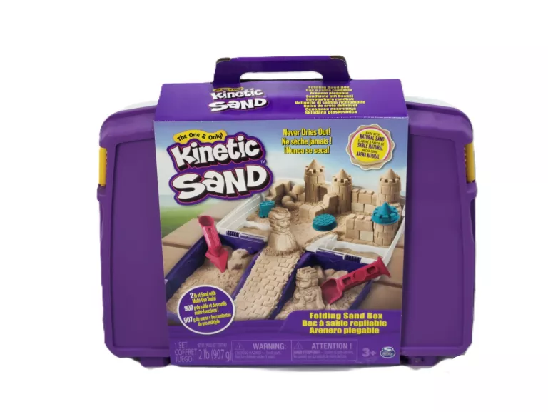 KINETIC SAND PIASEK KINETYCZNY WALIZKA + AKCESORIA