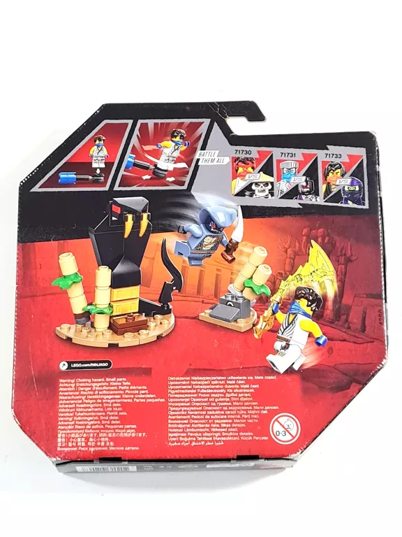 LEGO 71732 NINJAGO - EPICKI ZESTAW BOJOWY - JAY KONTRA WĘŻON