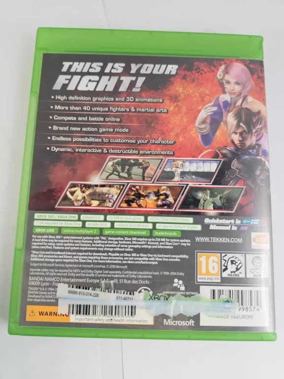 GRA TEKKEN 6 XBOX ONE/360