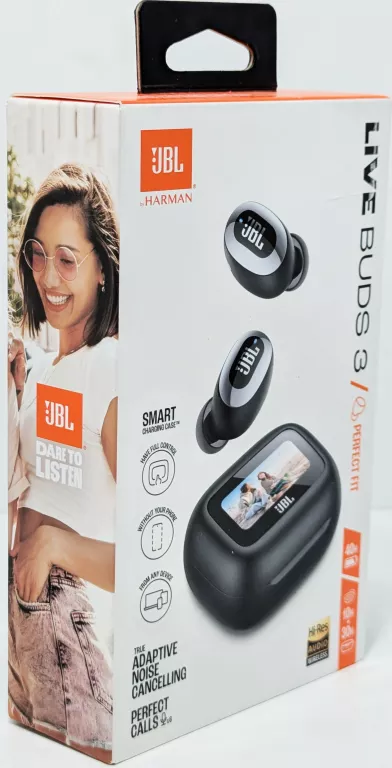 SŁUCHAWKI DOKANAŁOWE JBL LIVE BUDS 3 CZARNY