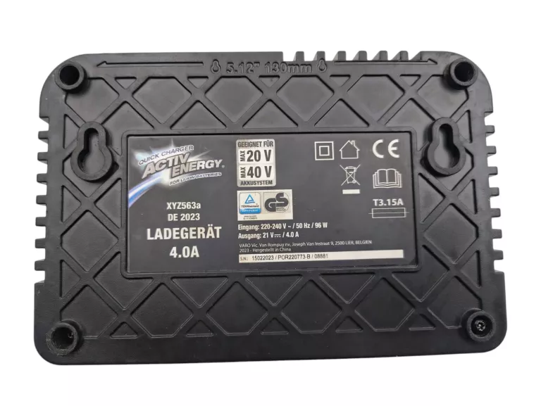 SZLIFIERKA KĄTOWA FERREX WWS-AWS20-Y01 20V + AKU 5.0AH + ŁADOWARKA
