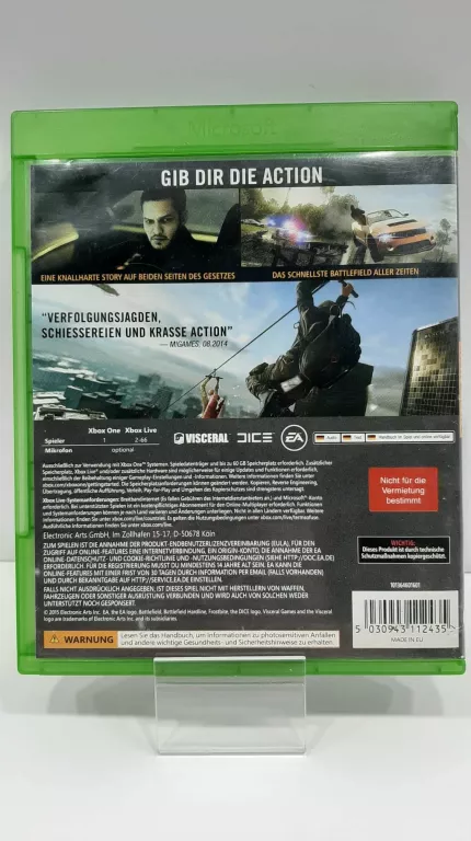 XBOX ONE BATTLEFIELD HARDLINE