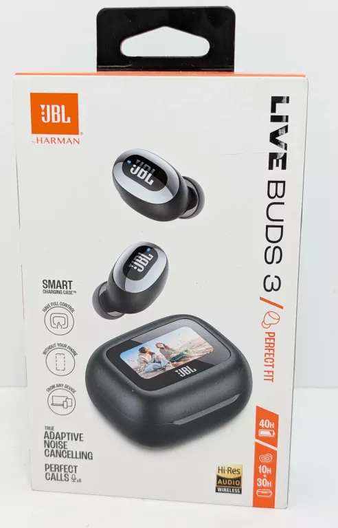 SŁUCHAWKI DOKANAŁOWE JBL LIVE BUDS 3 CZARNY