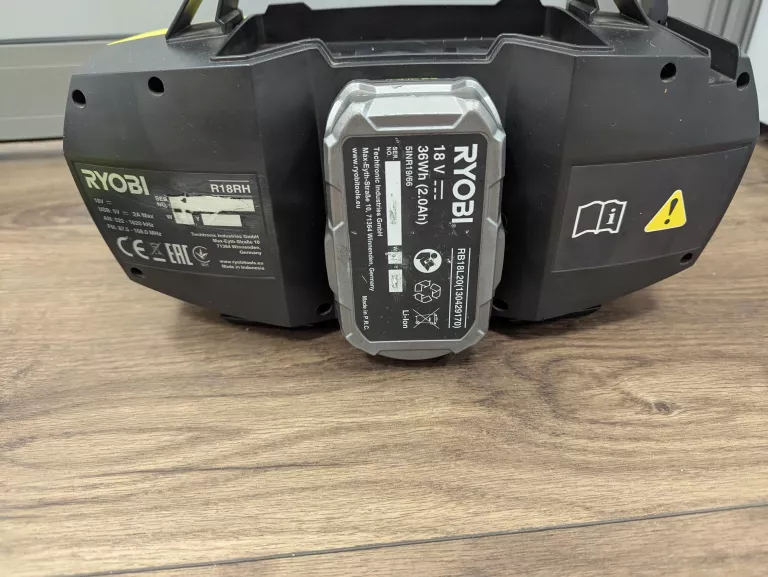 RADIO BUDOWLANE RYOBI R18RH AKU ŁADOWARKA