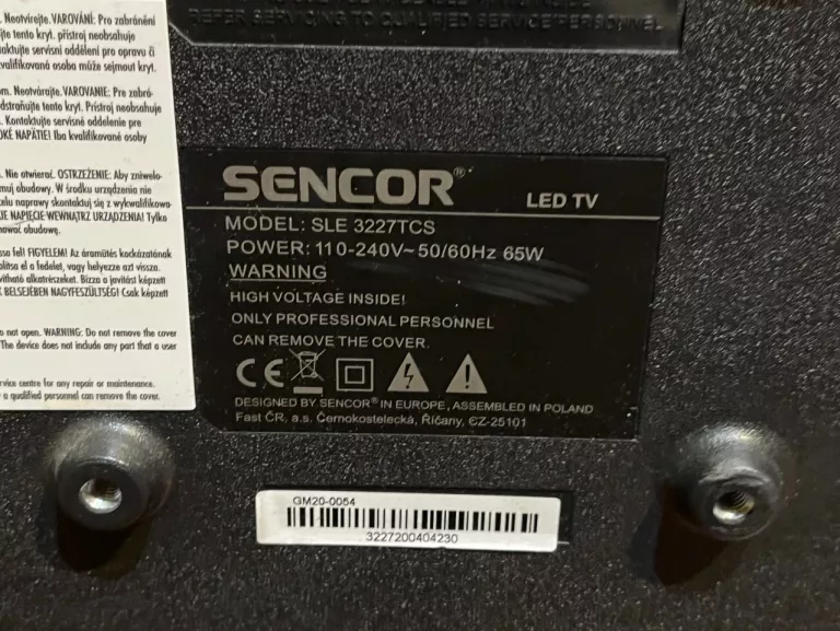 TELEWIZOR SENCOR SLE 3227TCS Z PILOTEM