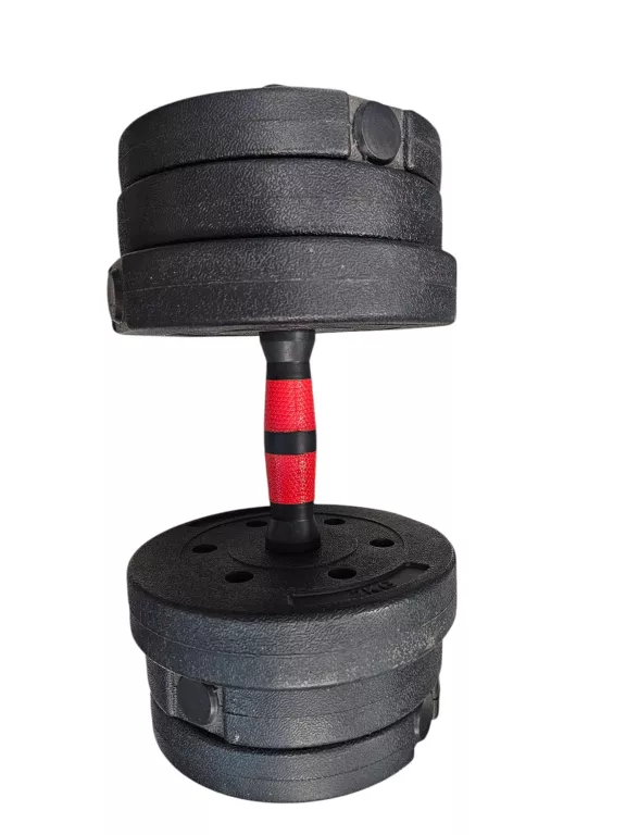 HANTLA BITUMICZNA 10KG (ŁACZNA WAGA OBCIAZEN) Z GRYFEM