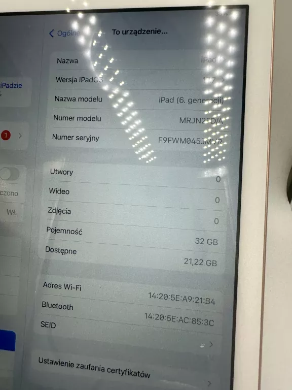 TABLET IPAD 6 GENE MRJN2FD/A 32 GB