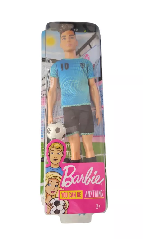 BARBIE KARIERA LALKA KEN PIŁKARZ FXP02 Z PIŁKĄ W ZESTAWIE
