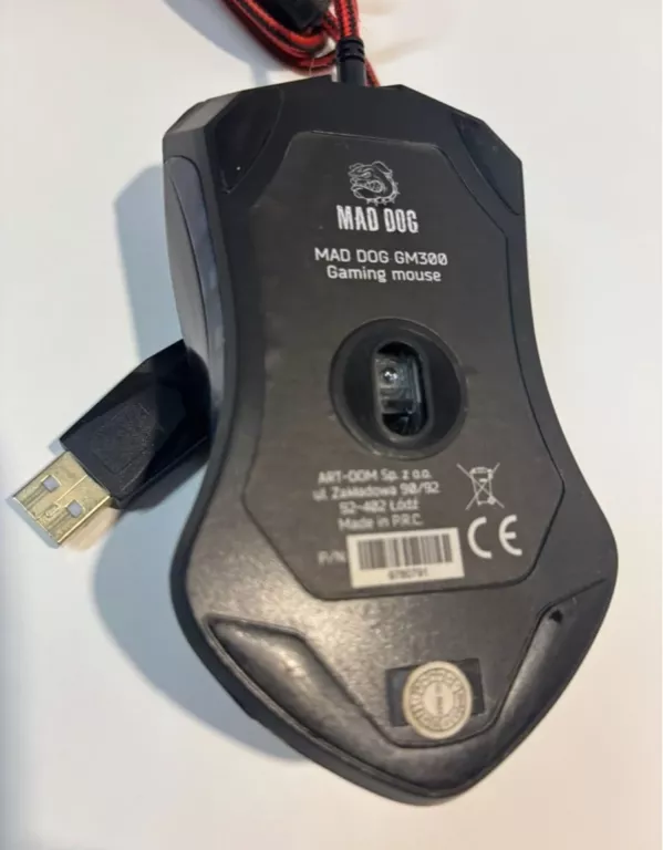 MYSZ KOMPUTEROWA MAD DOG GM300 USB RGB LED