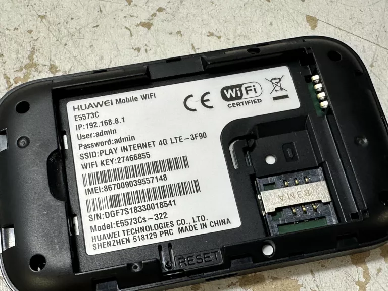 ROUTER PLAY LTE E5573E