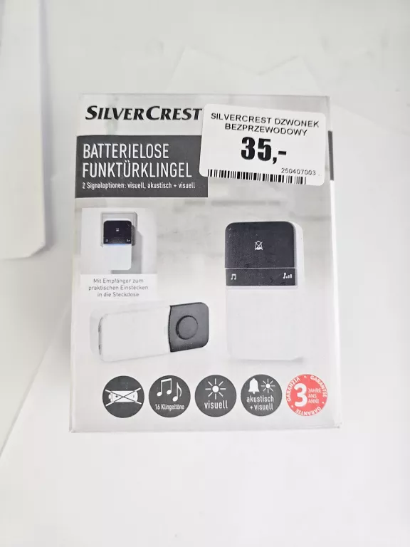 SILVERCREST DZWONEK BEZPRZEWODOWY RADIOWY