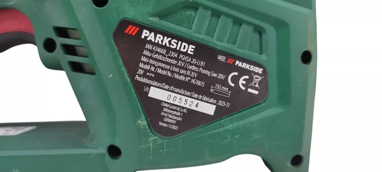 AKUMULATOROWA PILARKA PARKSIDE PAGHS 20-LI B2