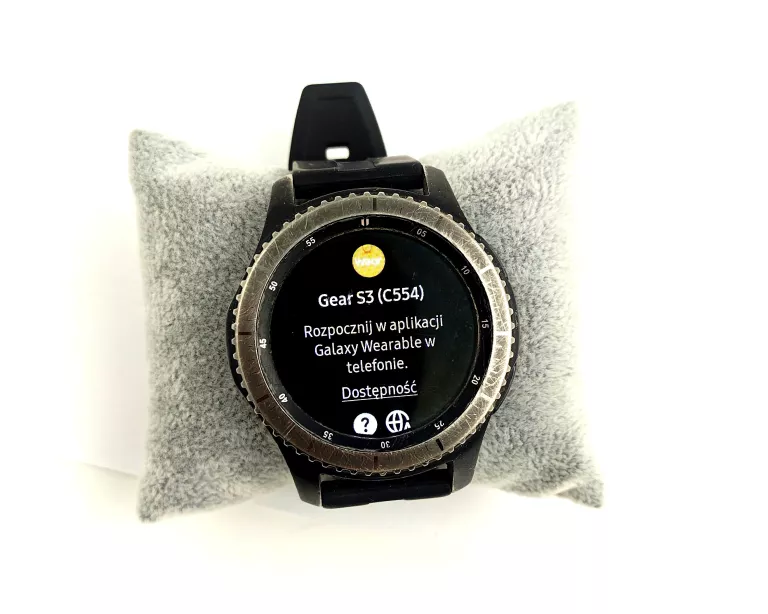 SMARTWATCH SAMSUNG GEAR S3 FRONTIER SM-R760 Z ŁADOWARKĄ