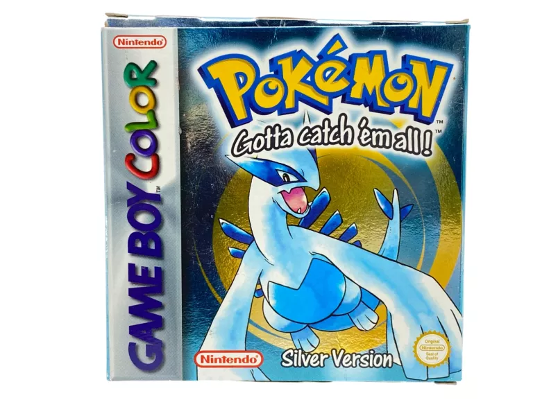 GRA POKEMON SILVER PAL GAMEBOY COLOR GBC KOMPLET UNIKAT!