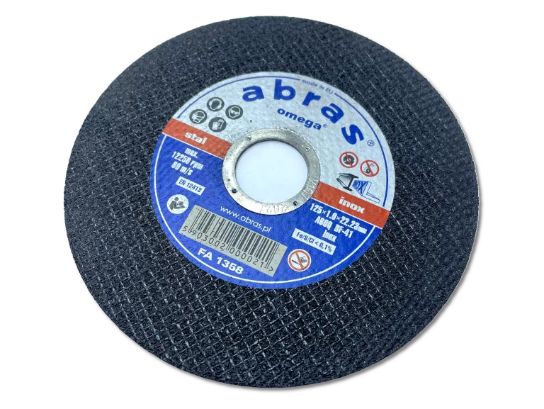 TARCZA ABRAS OMEGA FA 1358 125 X 1.0 X 22.23MM