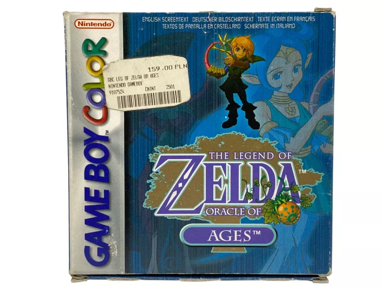GRA ZELDA ORACLE OF AGES PAL GAMEBOY COLOR GBC KOMPLET!