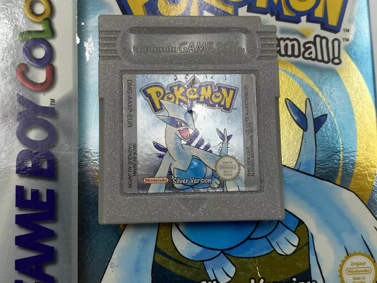 GRA POKEMON SILVER PAL GAMEBOY COLOR GBC KOMPLET UNIKAT!