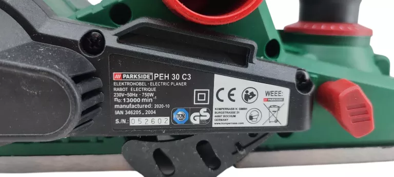 STRUG ELEKTRYCZNY PARKSIDE PEH 30 C3 KOMPLET