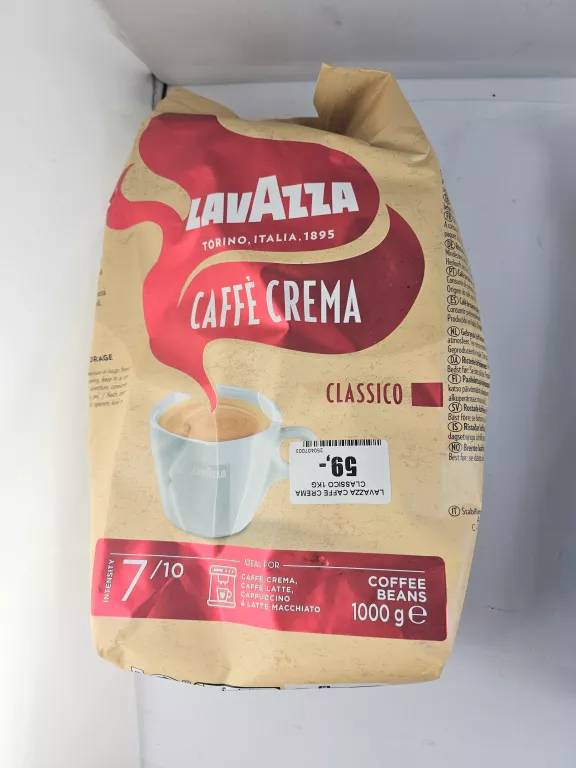 LAVAZZA CAFFE CREMA CLASSICO 1KG