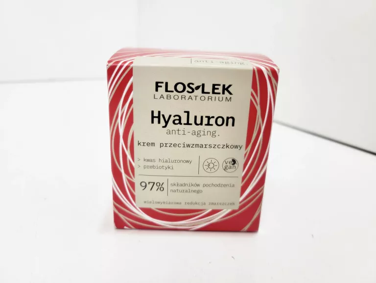 FLOS LEK HYALURON KREM PRZECIWZMARSZCZKOWY DO TWARZY NA DZIEŃ 50 ML