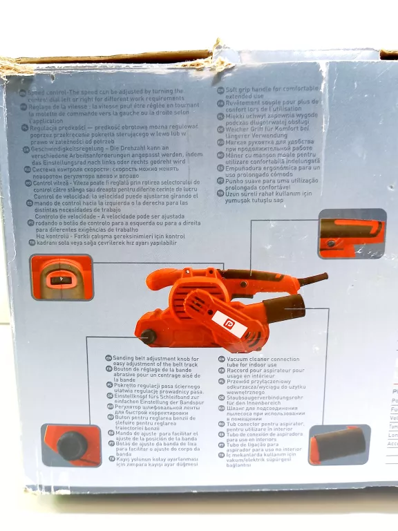 SZLIFIERKA TAŚMOWA SIECIOWE PERFORMANCE POWER 800 W 230 V