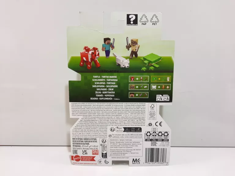 MINECRAFT - FIGURKA ŻÓŁW - GTP08 HTN84