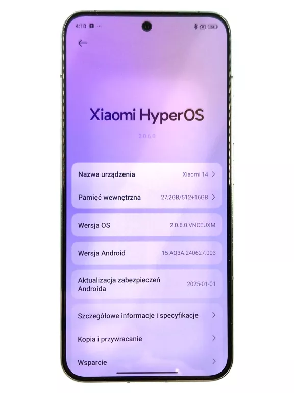 TELEFON XIAOMI 14 12/512 GB + PUDEŁKO