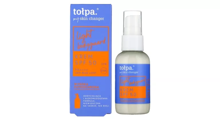 TOŁPA MY SKIN CHANGER KREM DO TWARZY Z FILTEM SPF50 PRZECIW PRZEBARWIENIOM