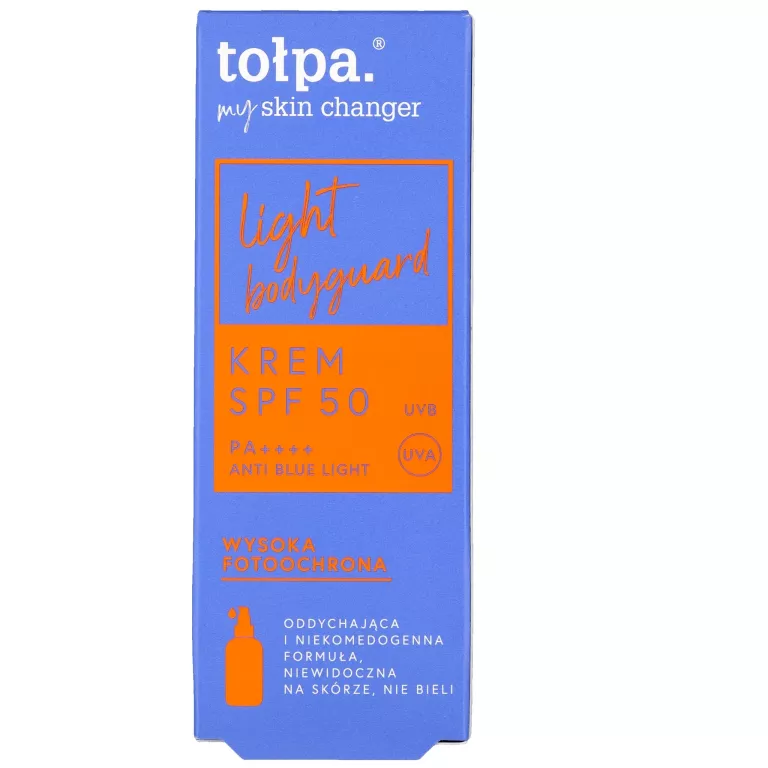 TOŁPA MY SKIN CHANGER KREM DO TWARZY Z FILTEM SPF50 PRZECIW PRZEBARWIENIOM
