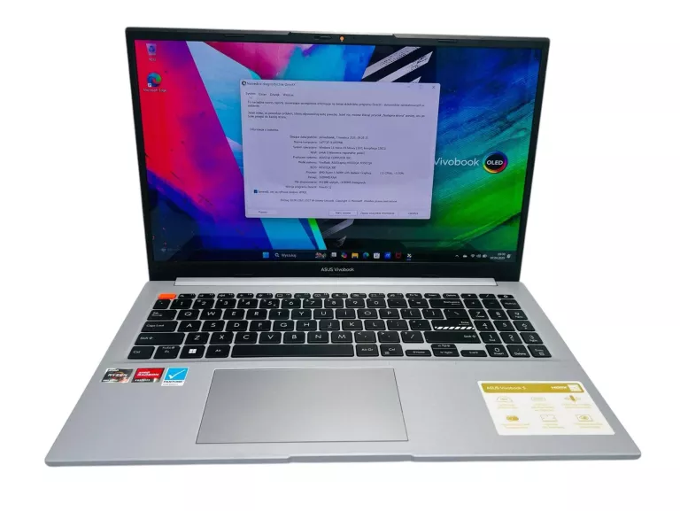 ASUS VIVOBOOK S15 OLED M3502Q RYZEN 5 5600H RADEON GRAPHICS 16GB RAM