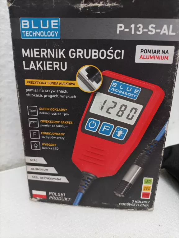 MIERNIK LAKIERU BLUE TECHNOLOGY P-13-S-AL