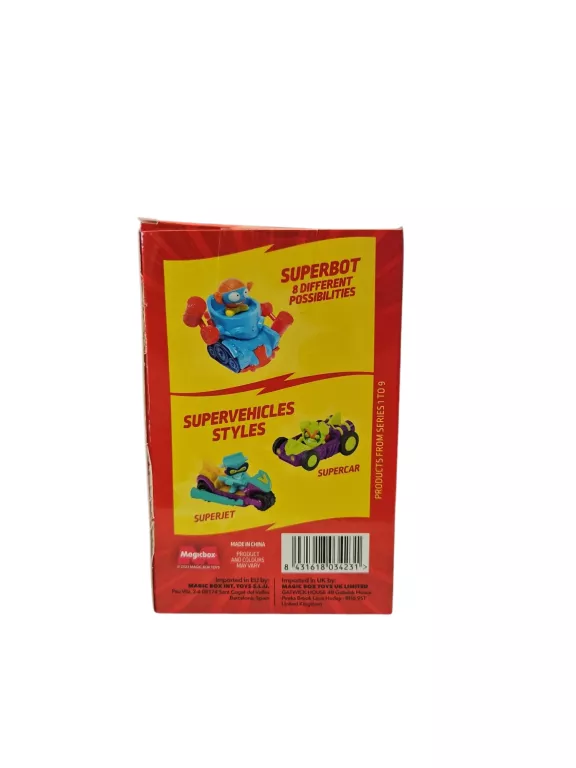 SUPER THINGS ZINGS LEGENDS SUPERMACHINES COMBAT 2 FIGURKI POJAZD BOT 34231