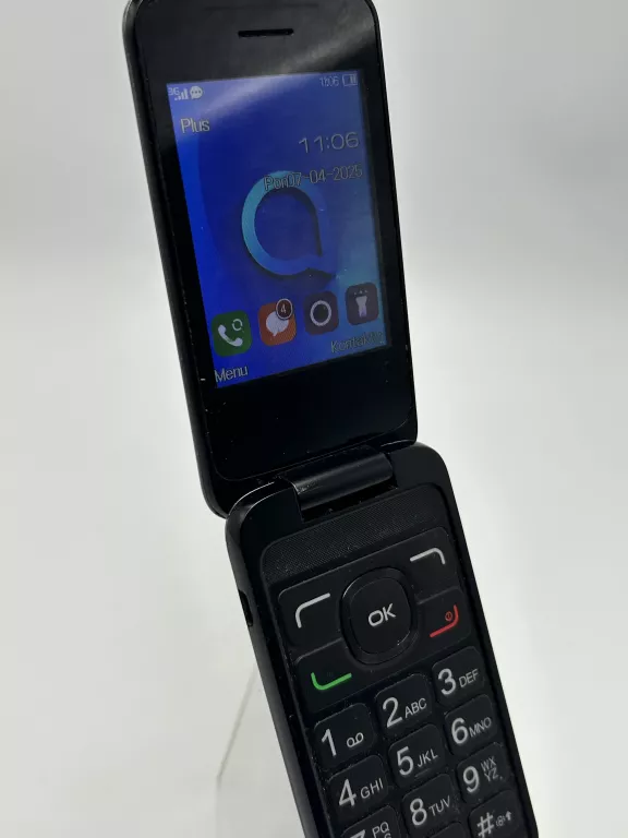 TELEFON KOMÓRKOWY Z KLAPKĄ DLA SENIORA ALCATEL 3025X SZARY