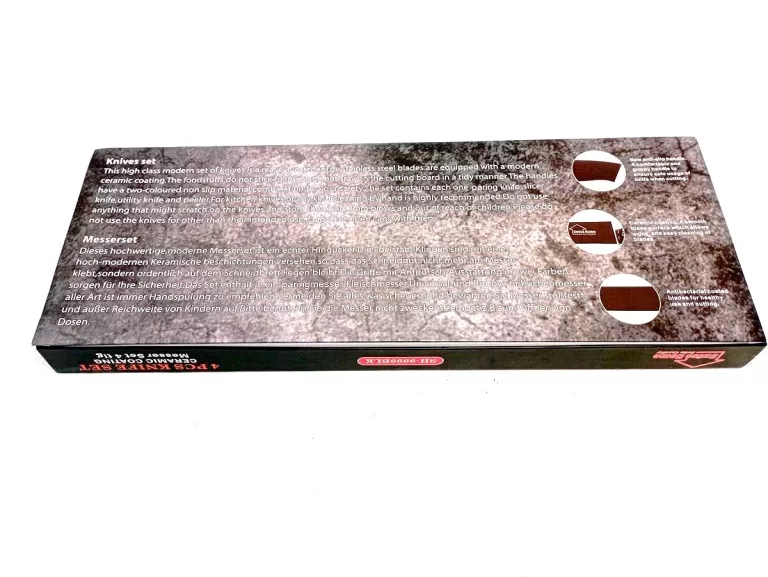 KOMPLET NOŻY KUCHENNYCH SWISS HOME SH-9999BLK