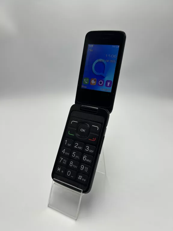 TELEFON KOMÓRKOWY Z KLAPKĄ DLA SENIORA ALCATEL 3025X SZARY