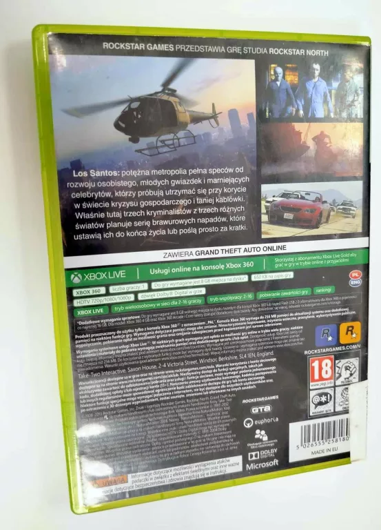 GRA XBOX 360 GTA V