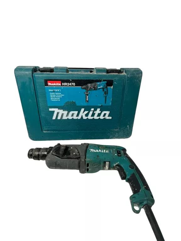MŁOTOWIERTARKA MAKITA HR2470 SDS PLUS 780 W SIECIOWA 230V KABLOWA + WALIZA