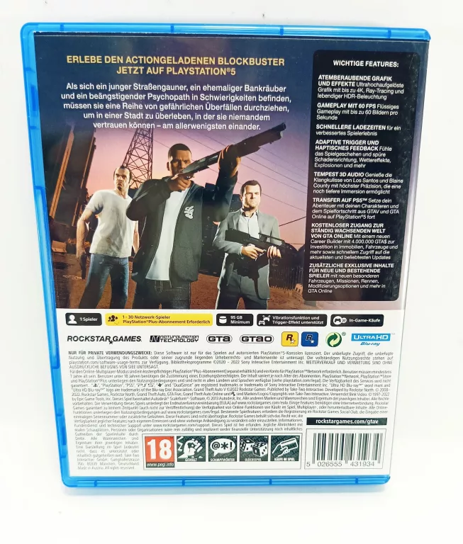 GTA PS5 GRAND THEFT AUTO PO POLSKU PL