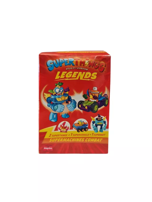 SUPER THINGS ZINGS LEGENDS SUPERMACHINES COMBAT 2 FIGURKI POJAZD BOT 34231