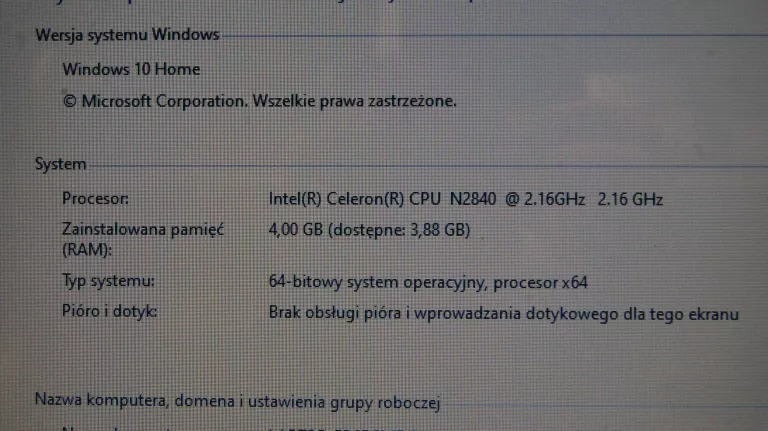 LENOVO IDEAPAD 100-15IBY CELERON N2840/4GB/500GB/WIN10