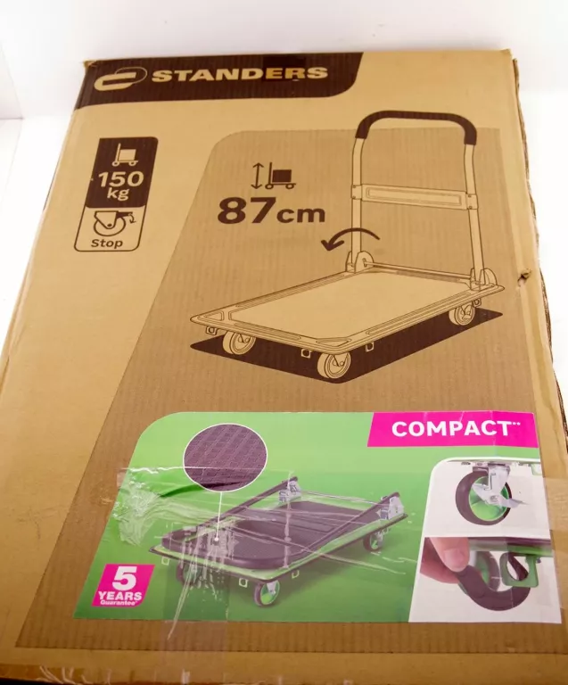 DZIEWICZA PLATFORMA TRANSPORTOWA STANDERS SKŁADANA MAXYMALNIE 150 KG KARTO