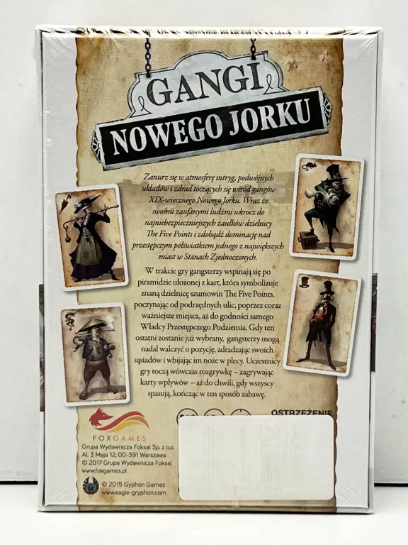 GRA KARCIANA GANGI NOWEGO JORKU