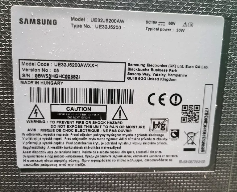 TELEWIZOR SAMSUNG UE32J5200