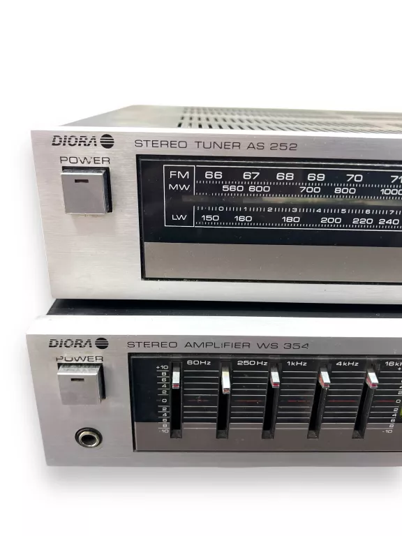 ZESTAW WZMACNIACZ TUNER DIORA WS 354 + DIORA AS 252