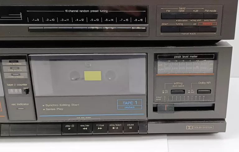 TUNER TECHNICS ST-500L + DECK KASETOWY RS-T10