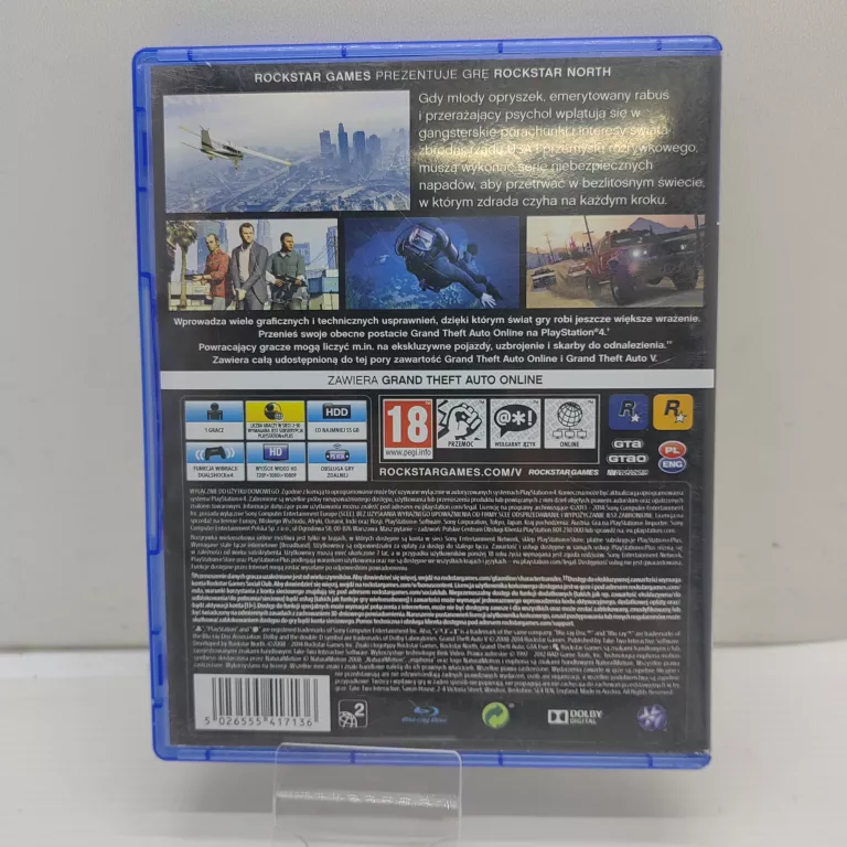 GRA NA PS4 GTA V PL